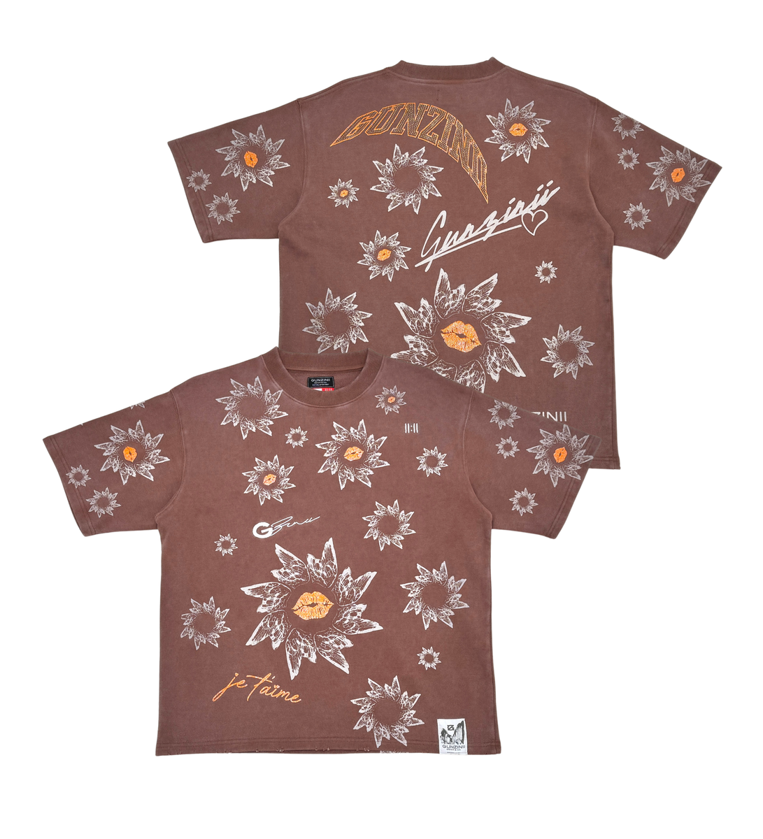GUNZINII / BROWN LIPS TEE