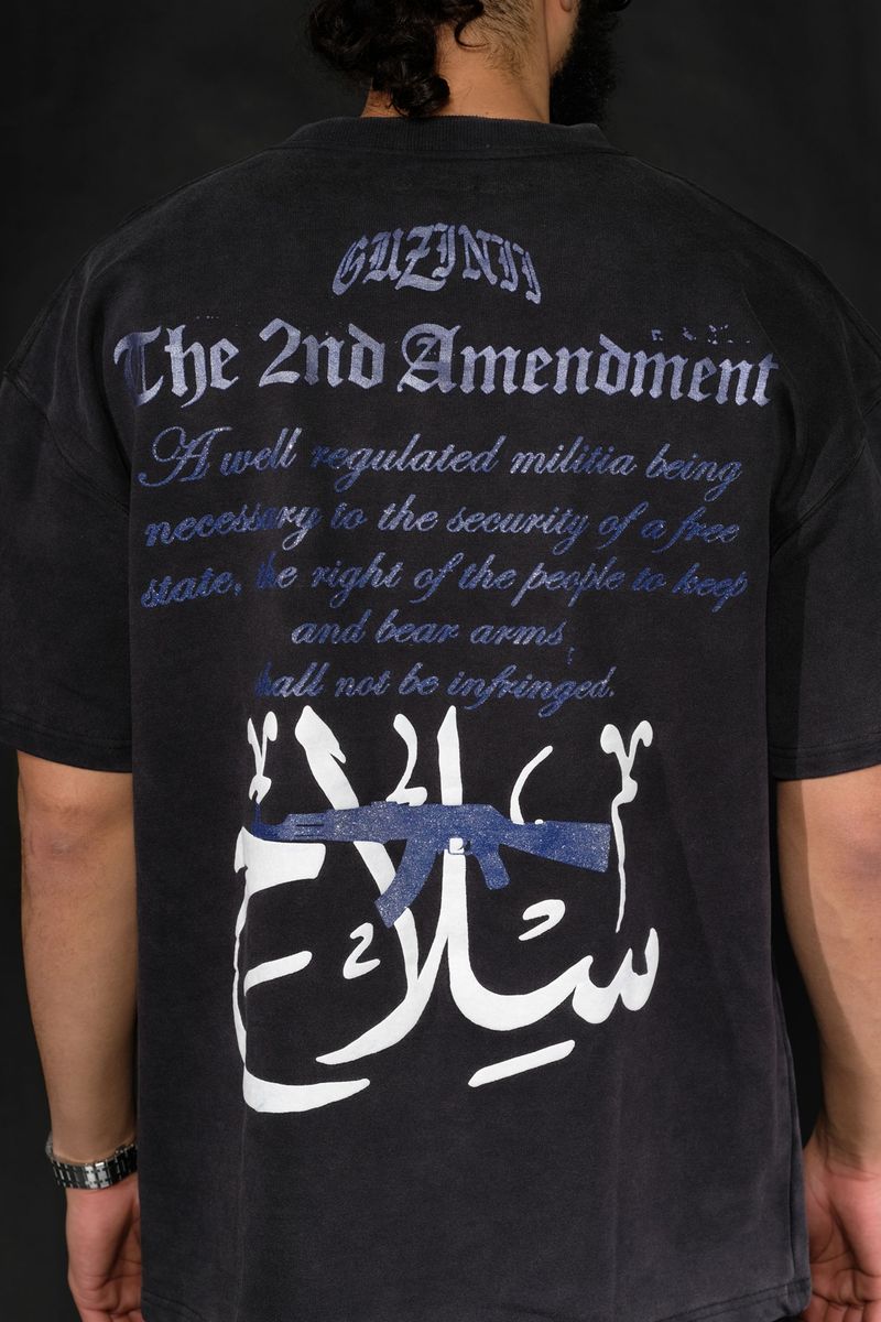 GUNZINII / WASHED BLACK 2nd AMENDMENT