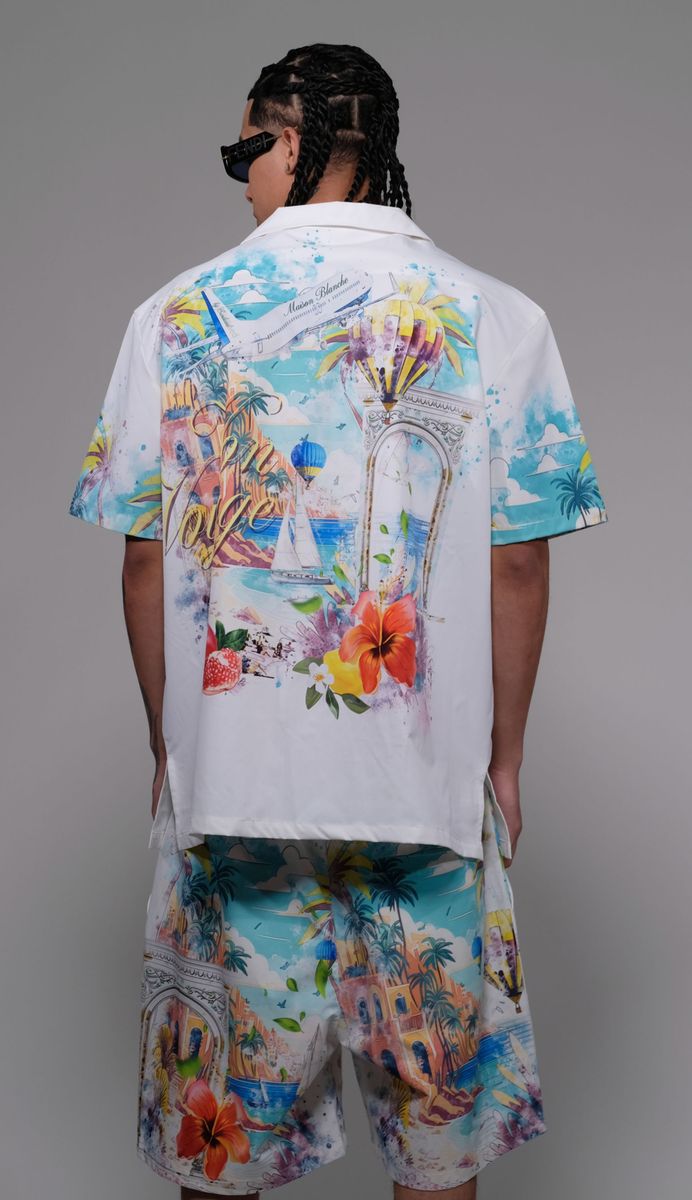 CIVILIZED / WHITE VON VOYAGE SHORT SET