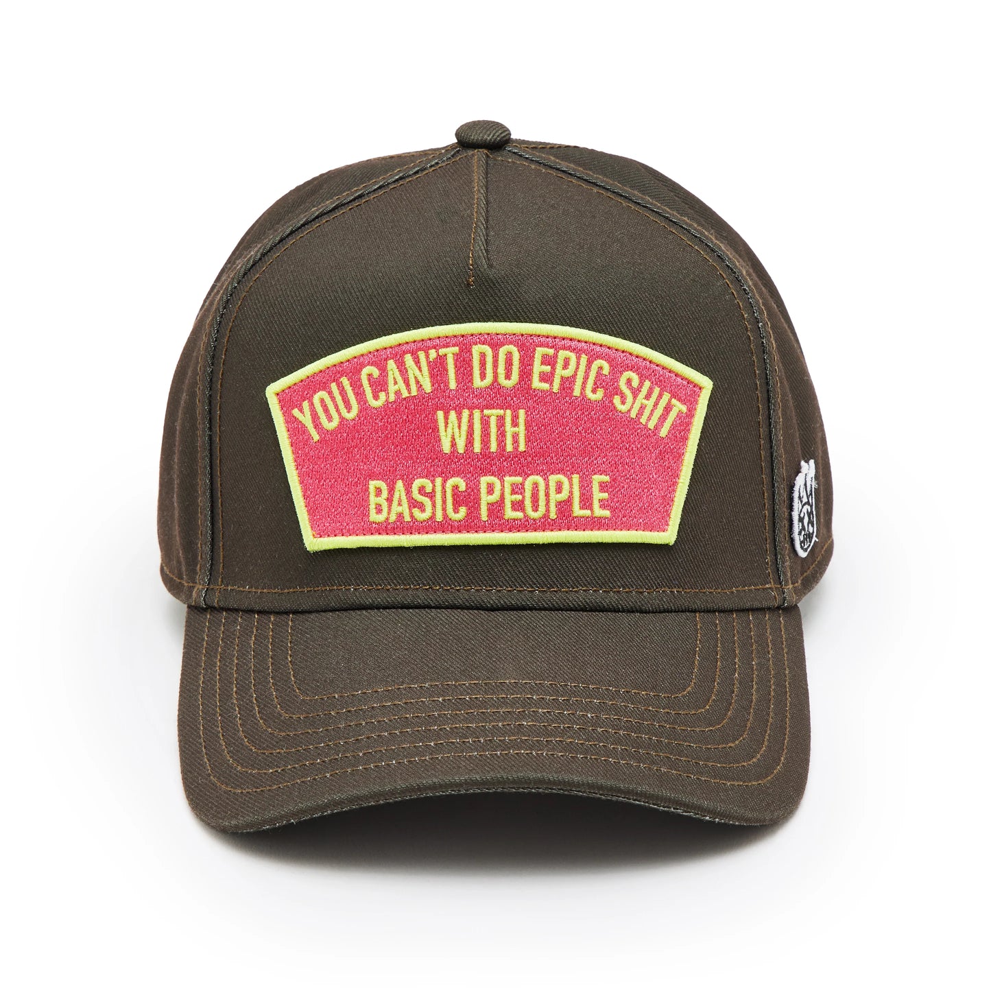 LOGO MESH BACK TRUCKER HAT "CANT DO EPIC SHIT"