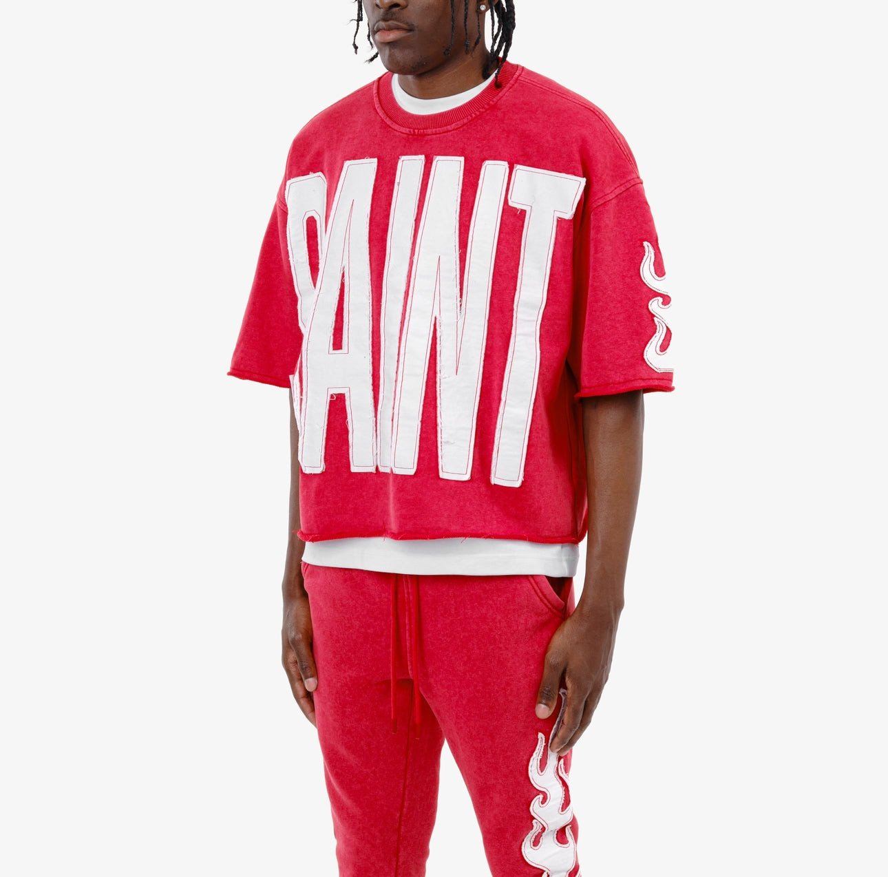 RED SAINT JOGGER SET