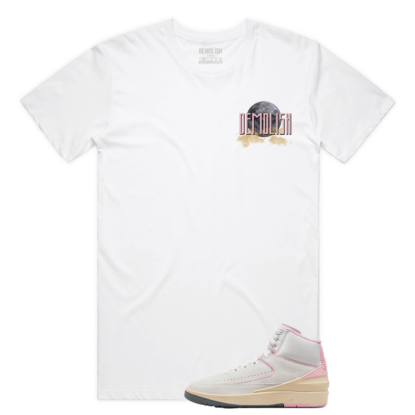 Enthusiasm Purpose Tee (Wte/Tan/Pink)