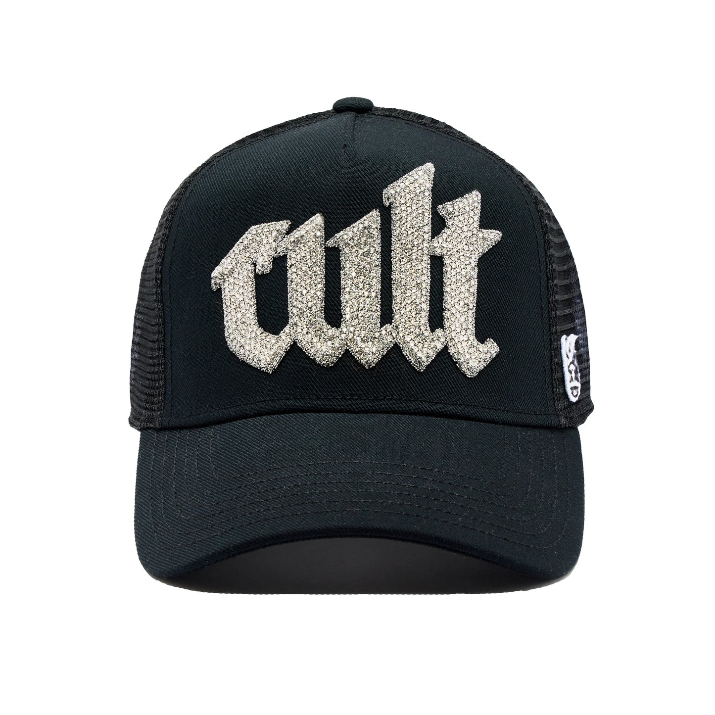 BLACK CRYSTAL CULT SCRIPT LOGO HAT