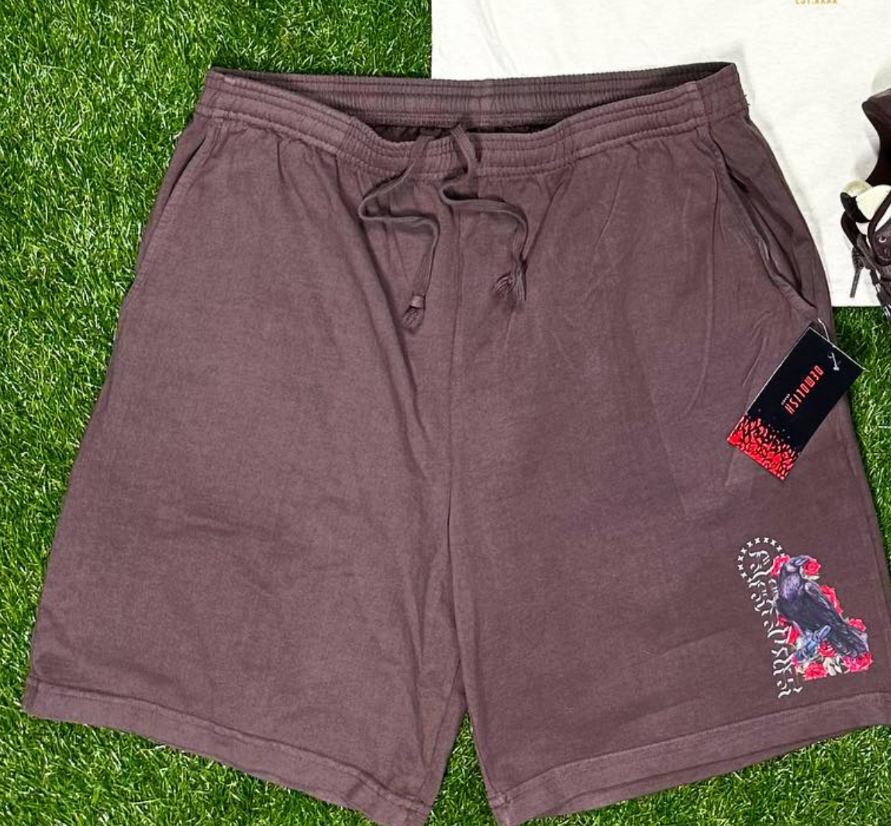 DMLSH Bird Shorts (Deep Taupe) /C3