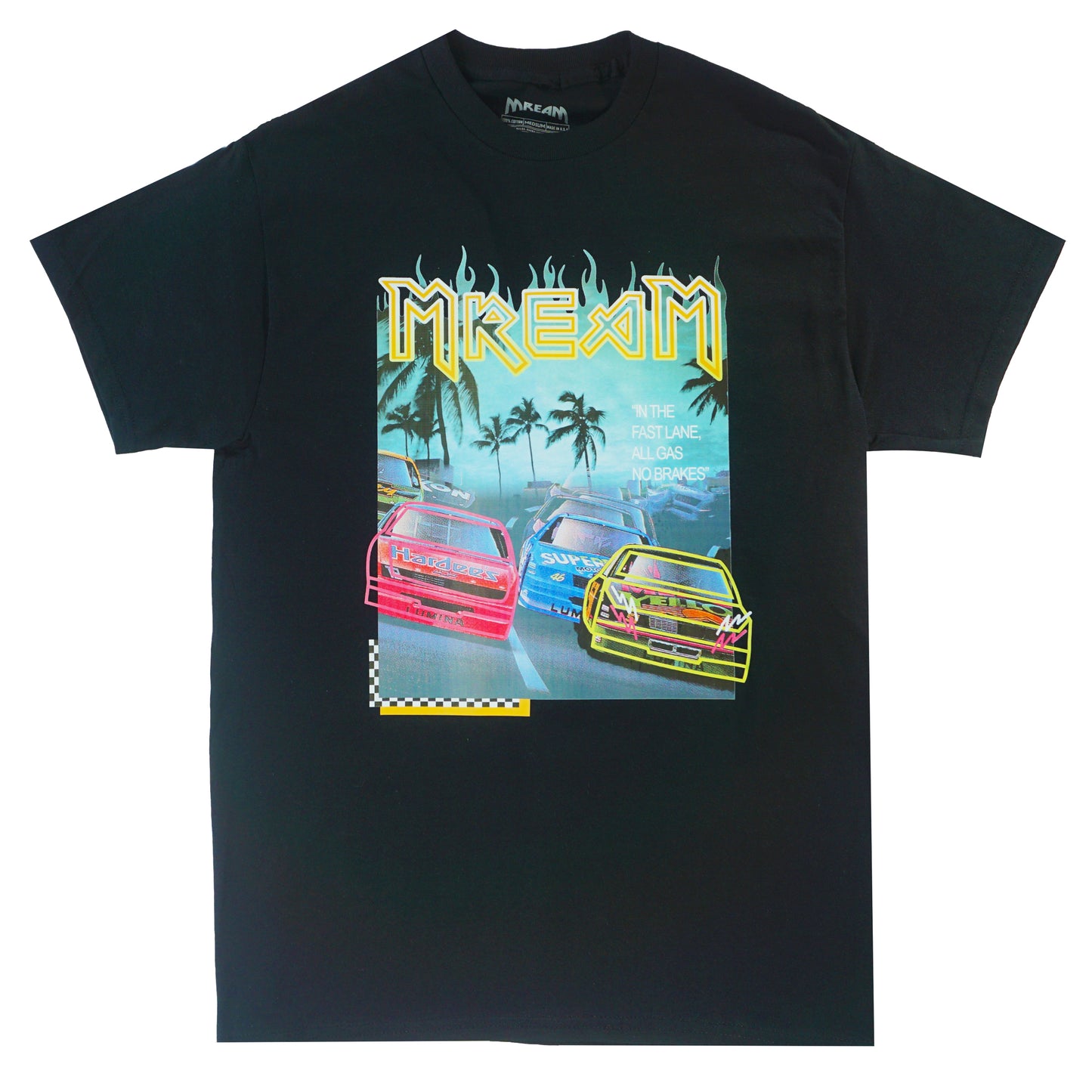 Fast Lane Race Tee (Blk/Multi) /D6