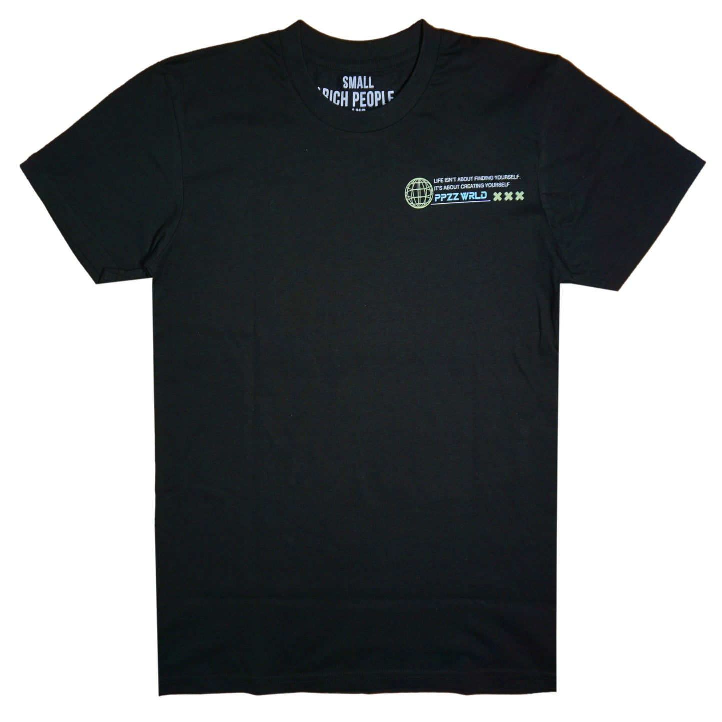 Double Personality Tee (Blk/Sage/Blu)/D7
