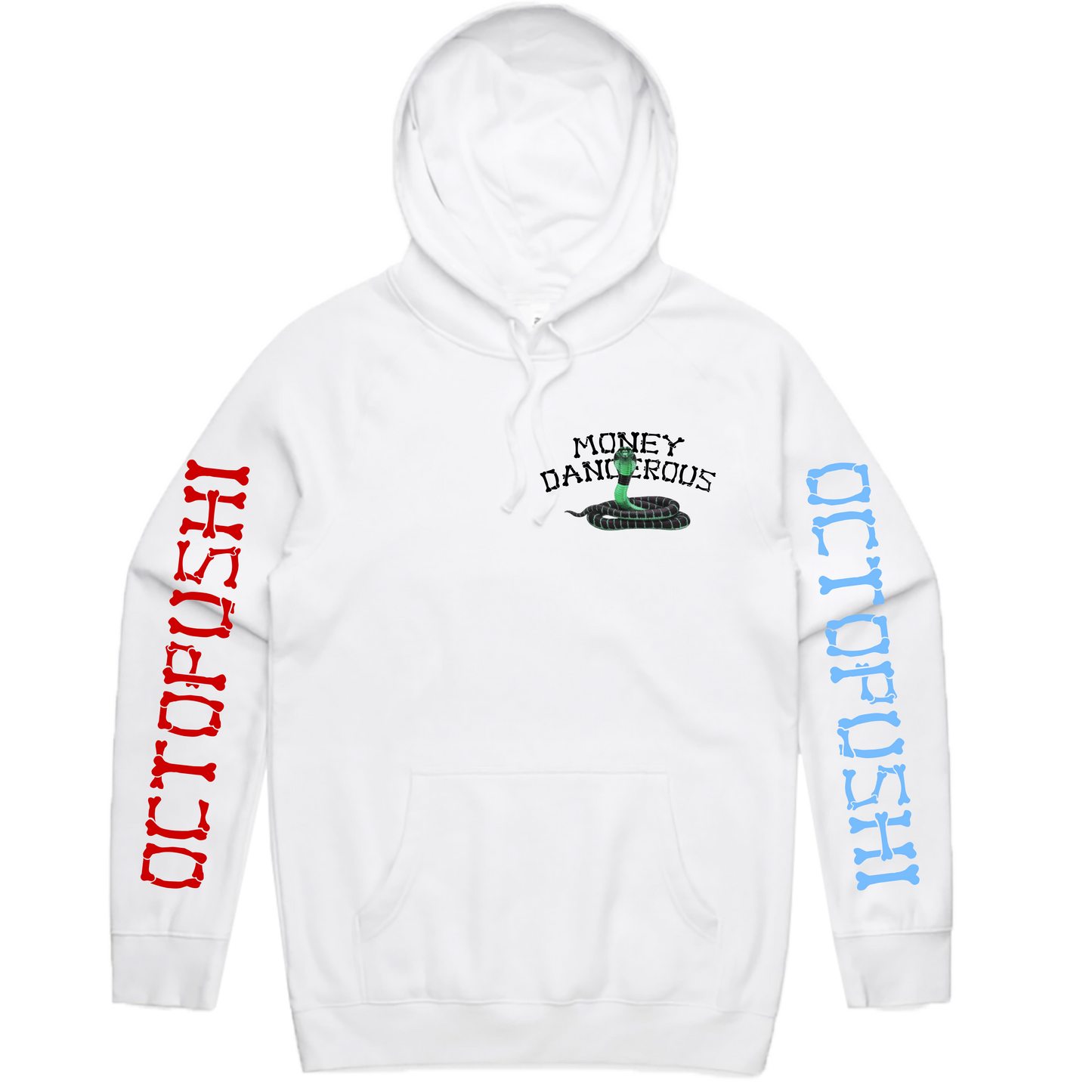 Money Dangerous Hoodie ( White) / C9