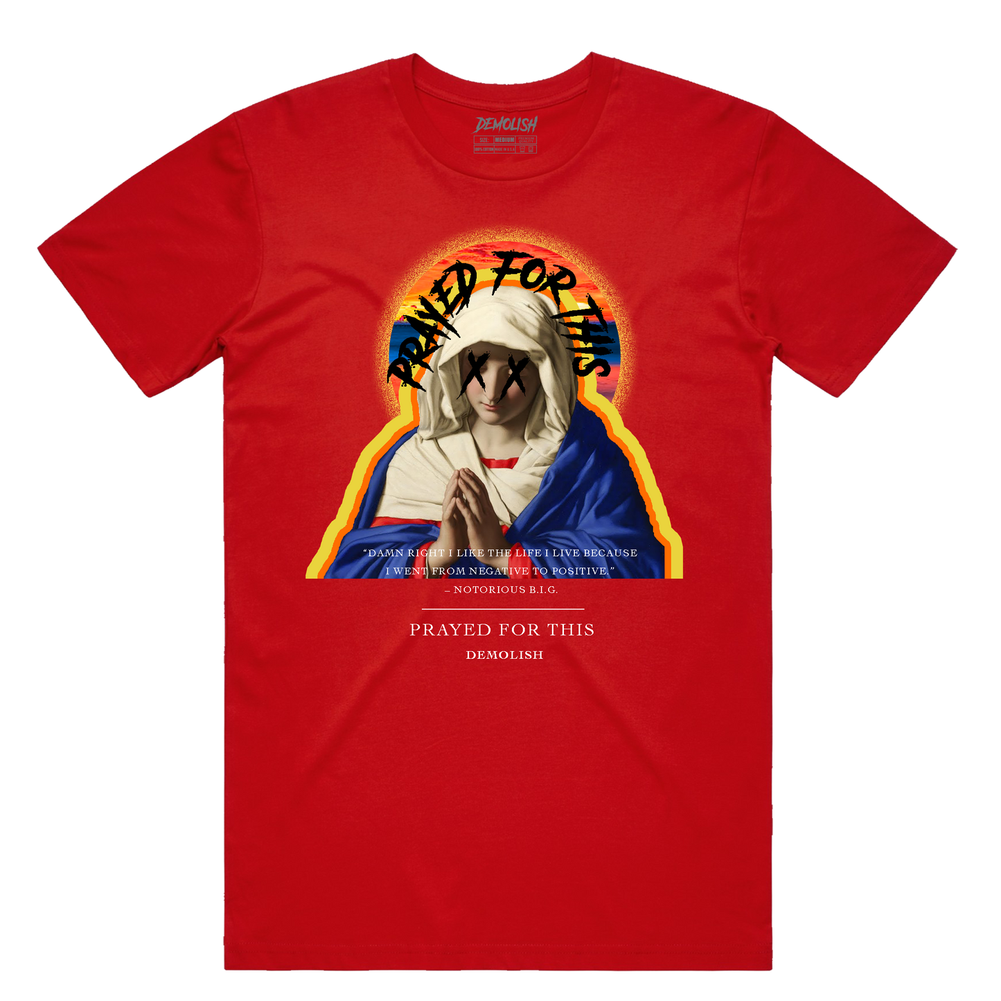 Prayed For This Tee (Red) /D5