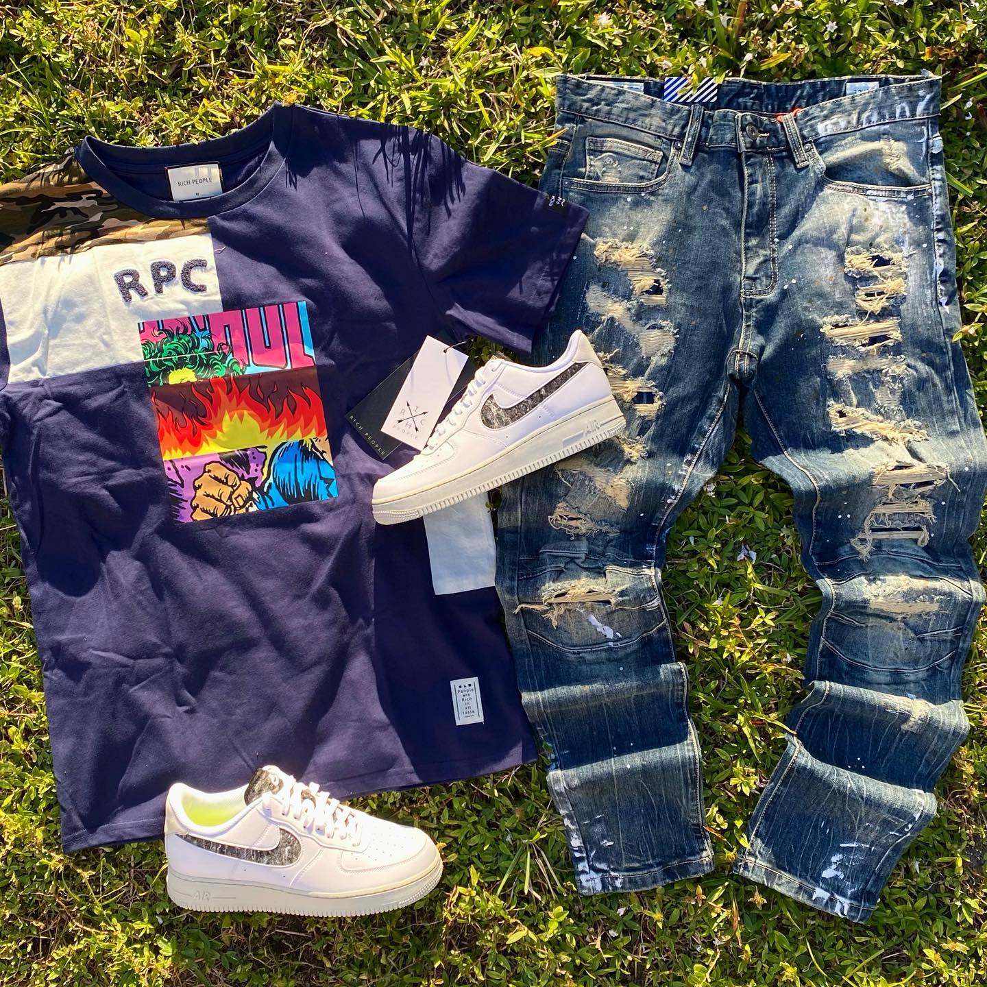 RPC Comic Tee (Navy) /SU 10B