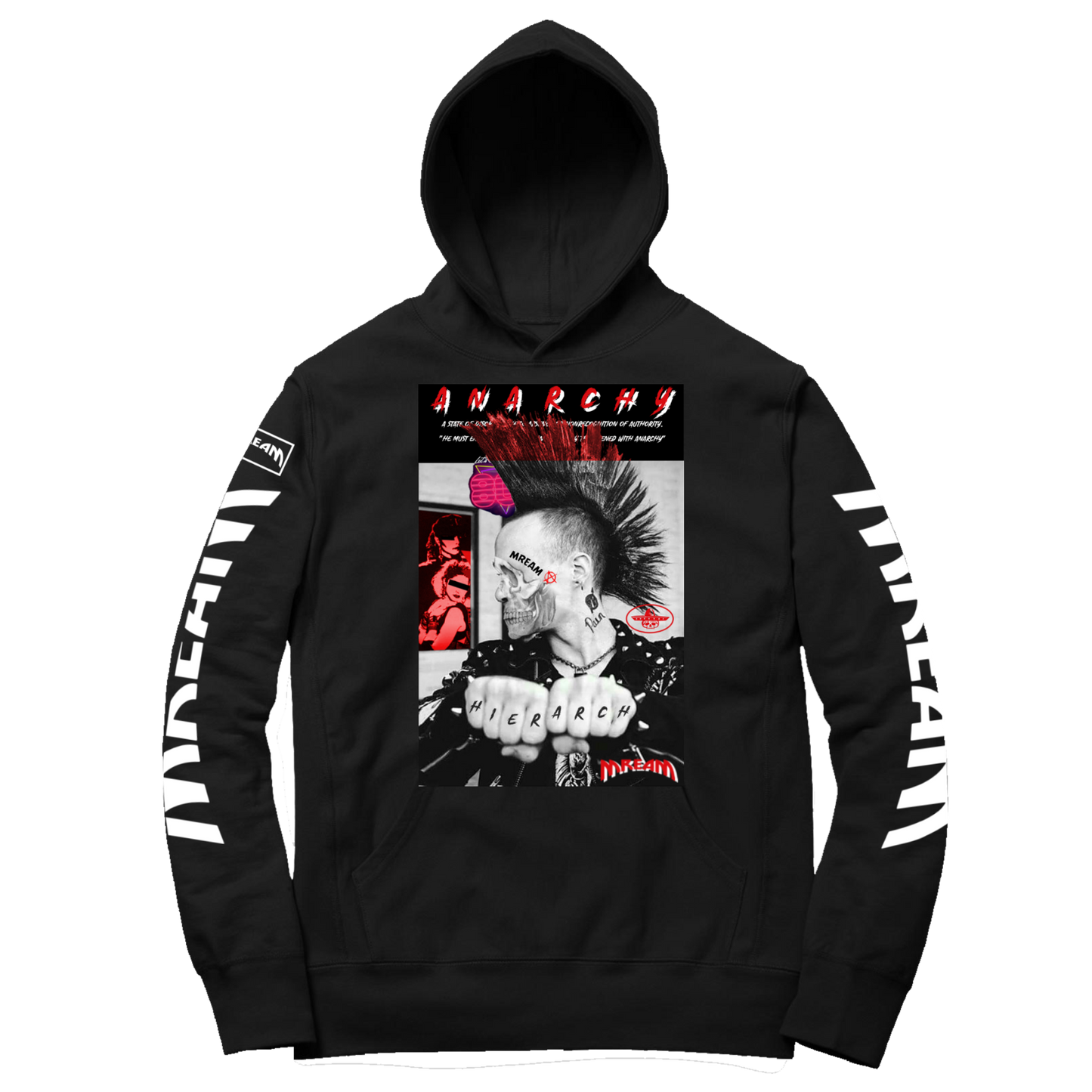 Anarchy Hoodie (Black) /D8
