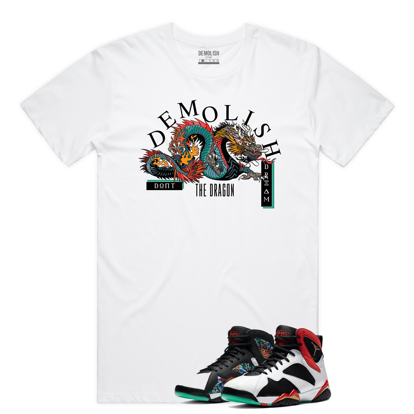 Don't Dream Dragon Tee (White) /D12?