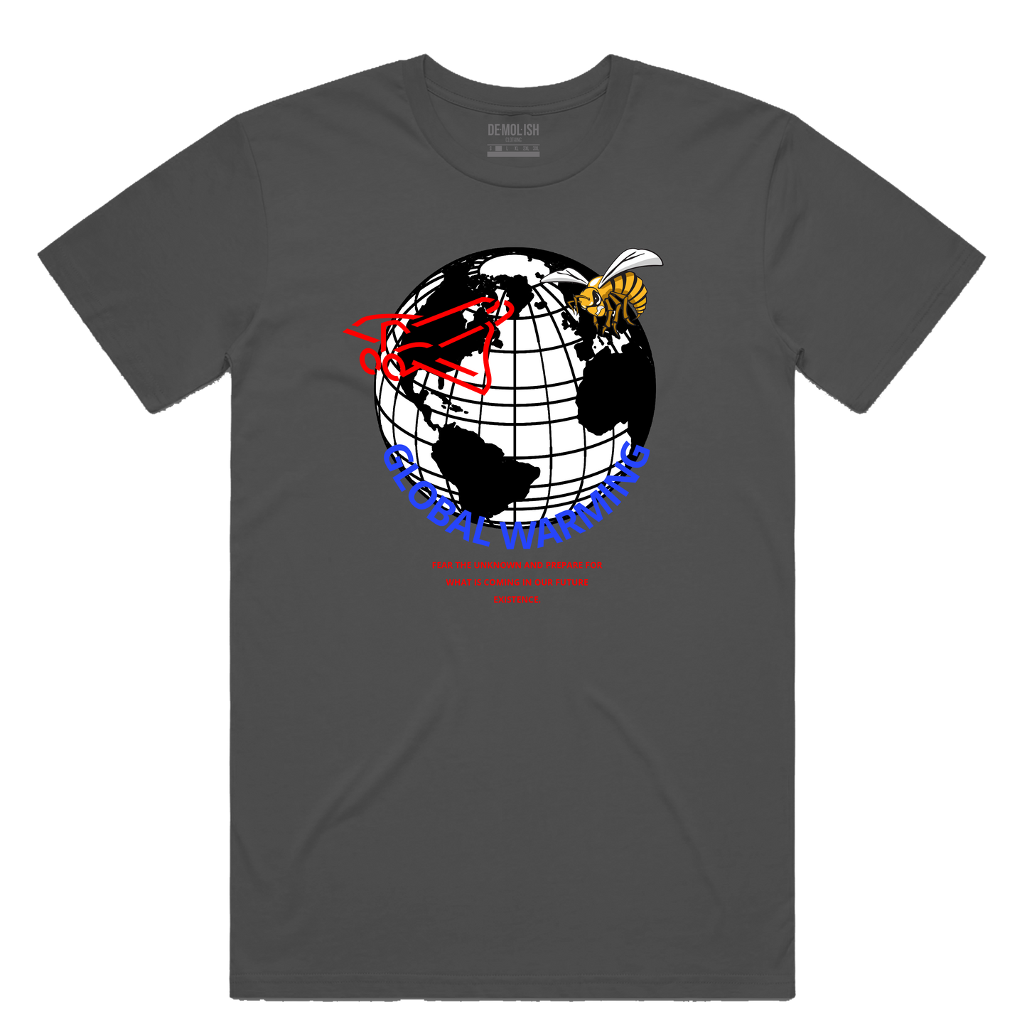 Global Warming Tee (Grey) /D5