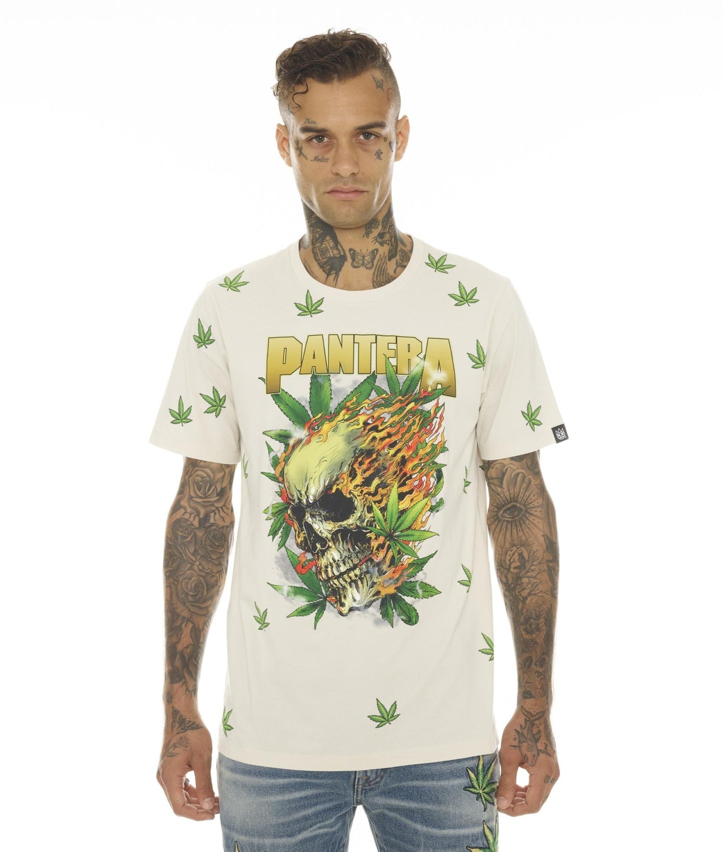 Pantera 420 Tee (Cream) /D17
