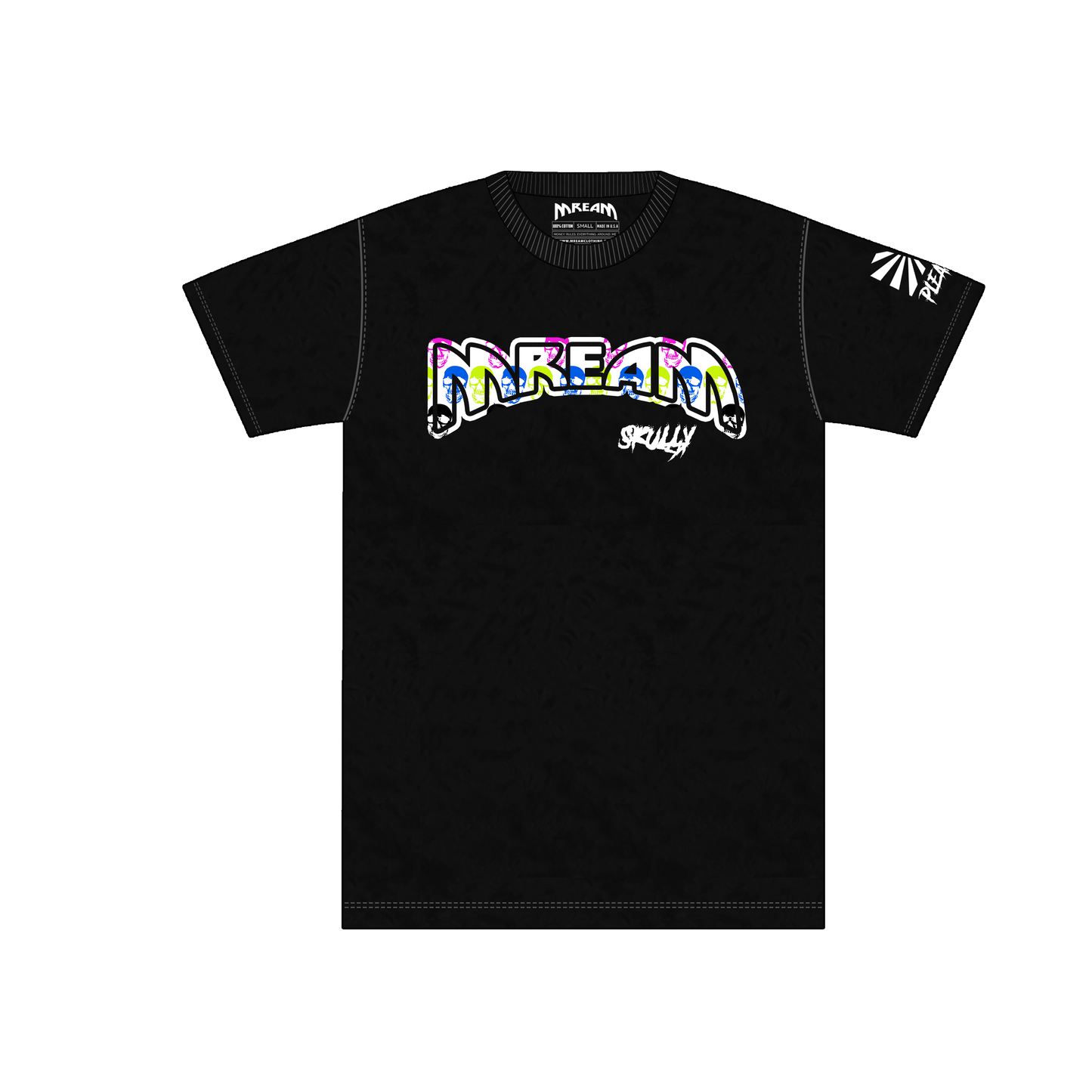 Mream Skully Pattern Tee (Black) /D6