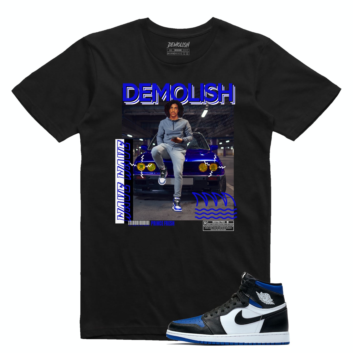 Prince Fresh Wave Tee (Black)