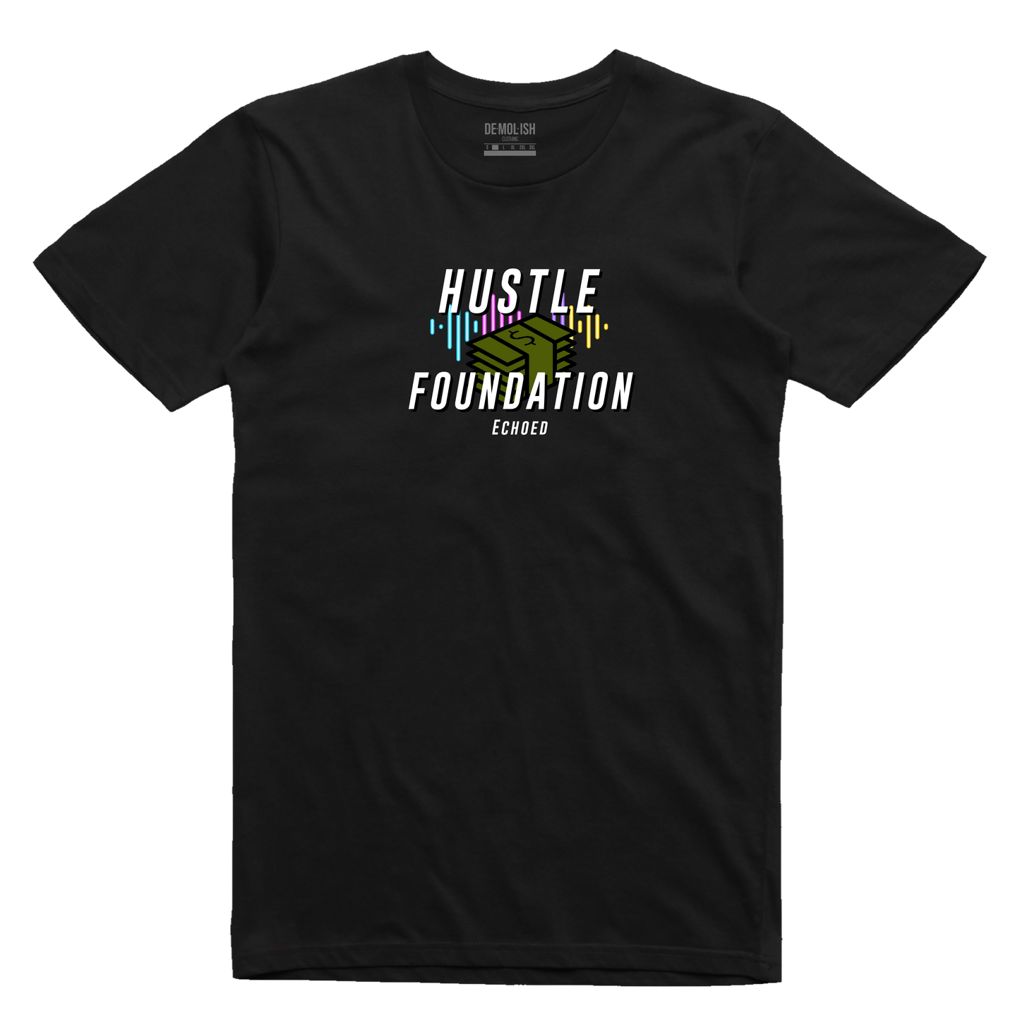 Hustle Foundation Tee (Black) / D2