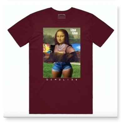 Lisa Lisa Tee (Maroon) /D2