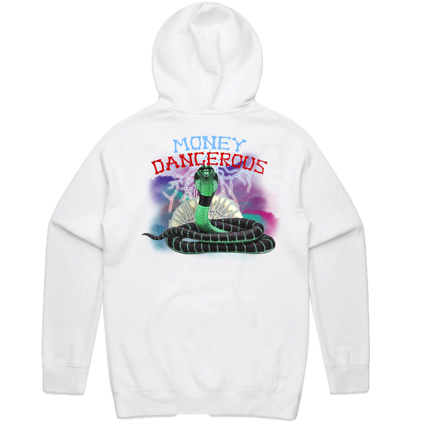Money Dangerous Hoodie ( White) / C9