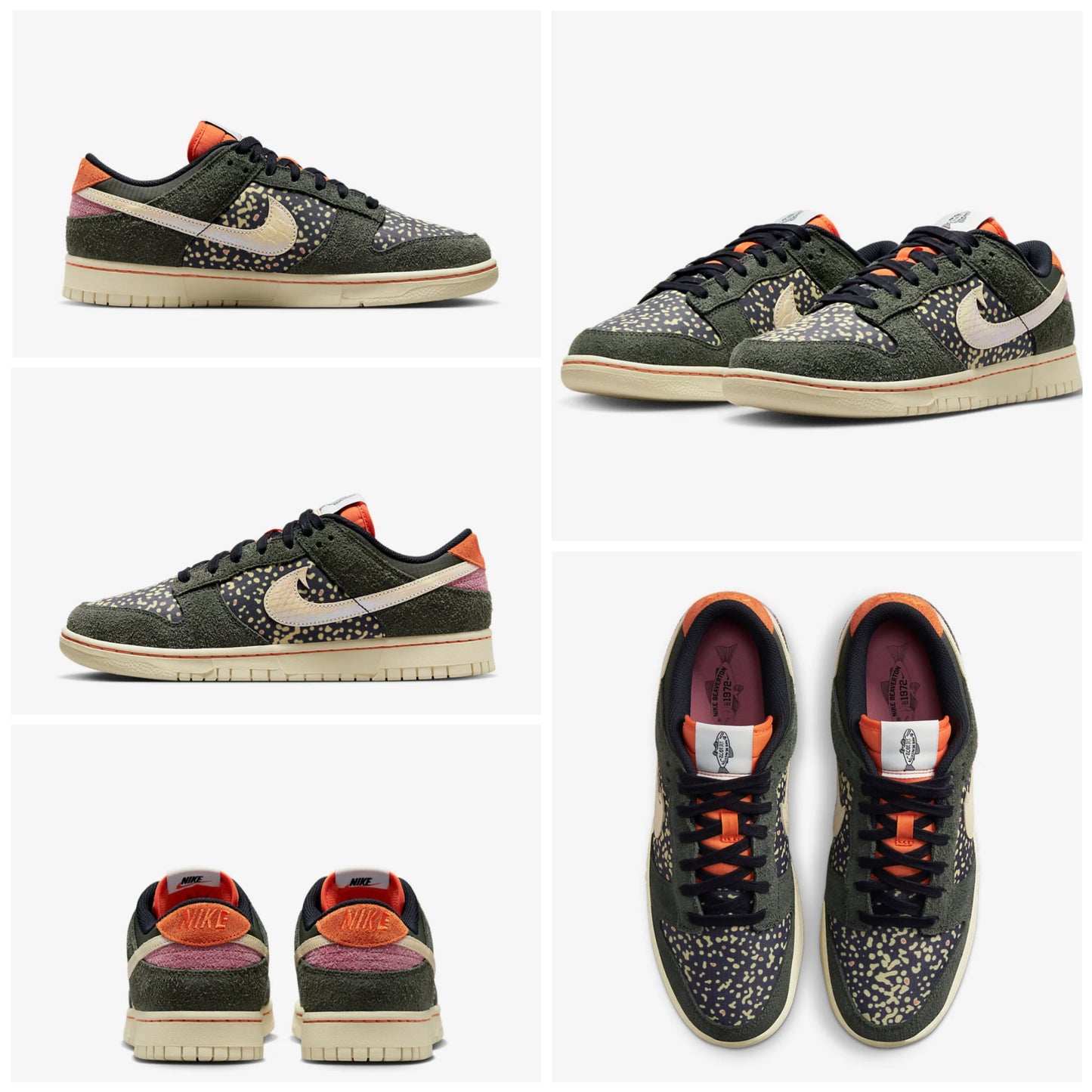 Men, Boys, Teens, Gifts, Wmns, Girls, Urban, Style, Fashion, Men's Shoes, Sneakers, Running Shoes, Nike, Dunks, Women's Shoes, Shoes For Teens, Low Top Sneakers, Nike Dunk Low Retro USC, Sequoia/Alabaster-Safety Orange