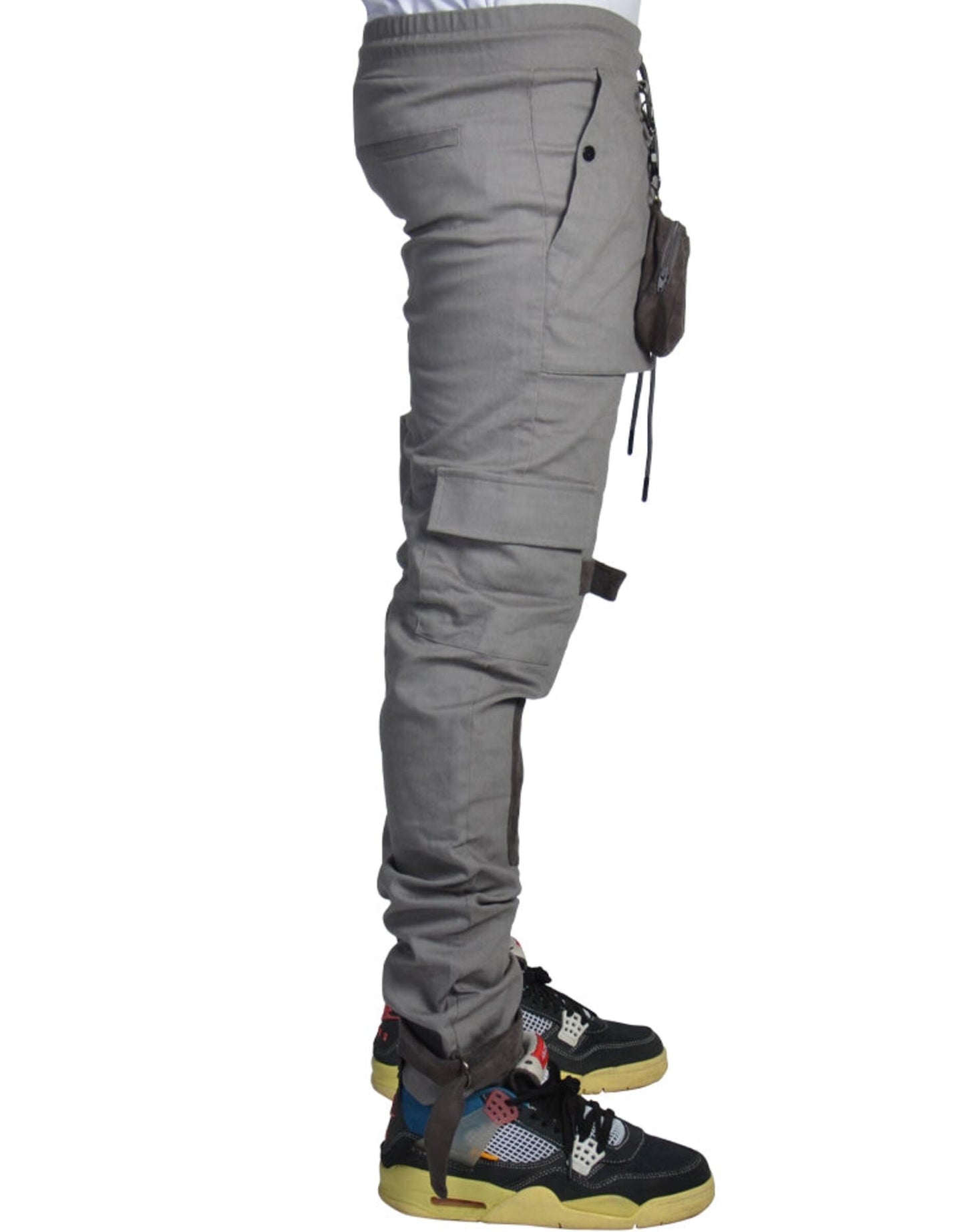 Men, Boys, Teens, Gifts, Wmns, Girls, Urban, Style, Fashion, Cargo Pants, The Hideout Clothing, New Sphere Pouch Strap Cargo Pants, Grey Pants, Pouch, Sphere, Joggers, Jeans, Straps, Suede,