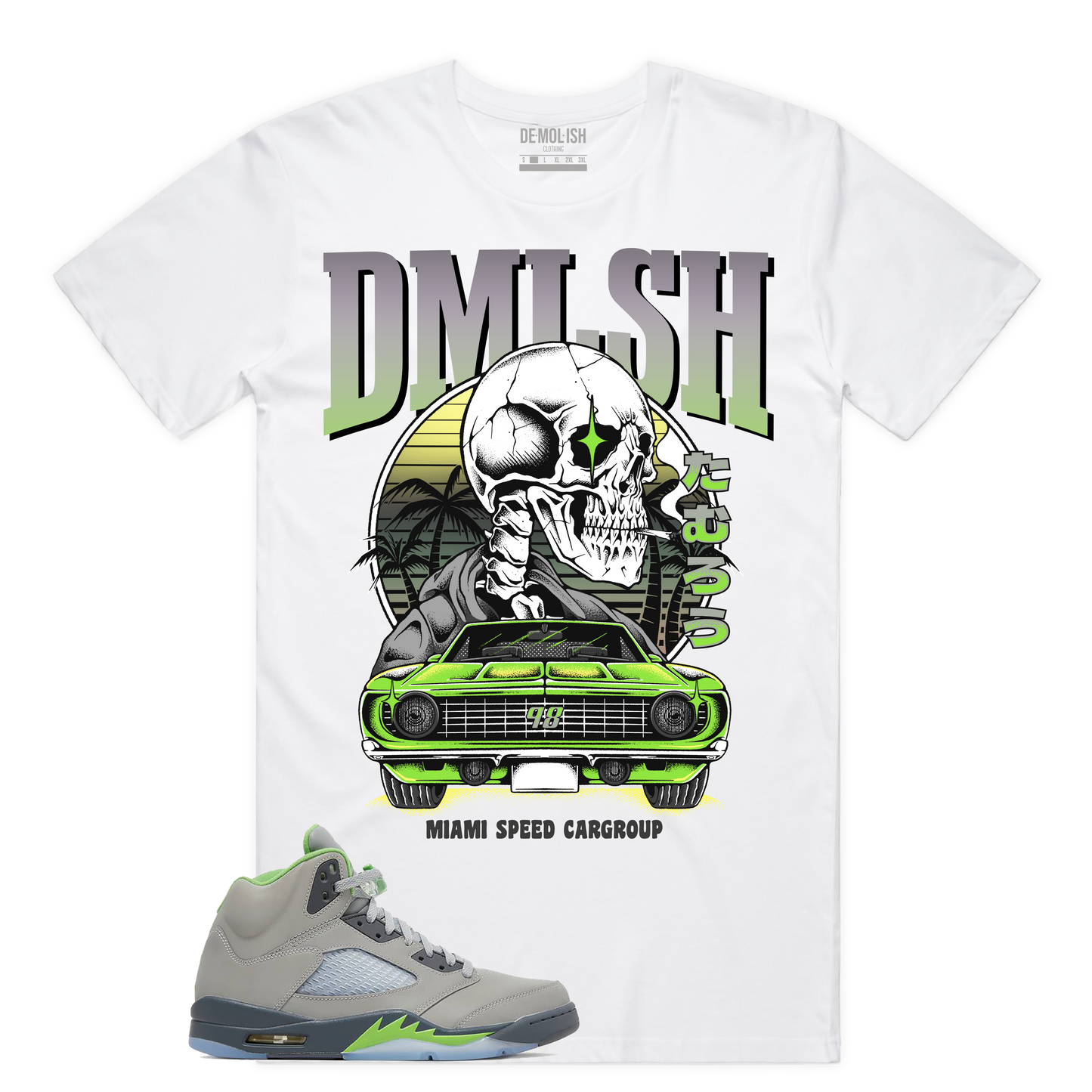 DMLSH Rolling Down Sunset (Wte/Grn) /D10