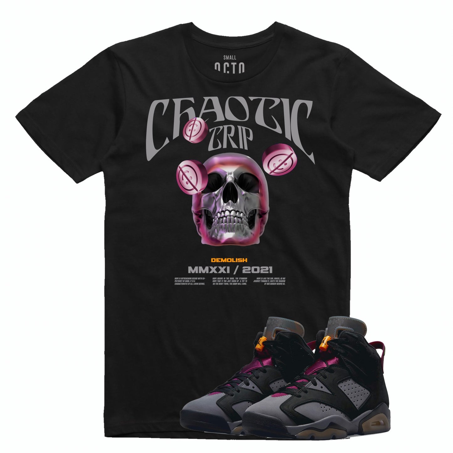 Chaotic Trip Tee (Black) /D8
