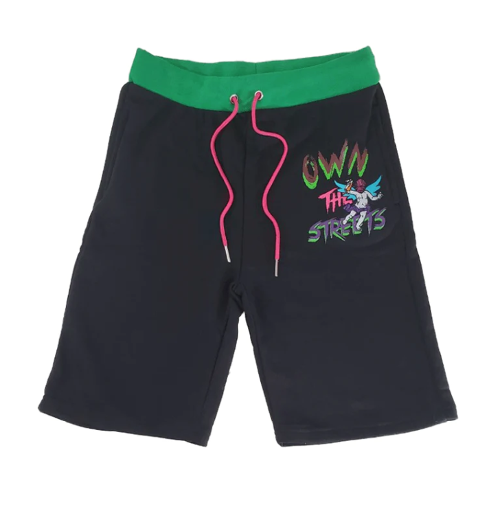 Own The Streets SHORTS (Blk/Multi) /Su22