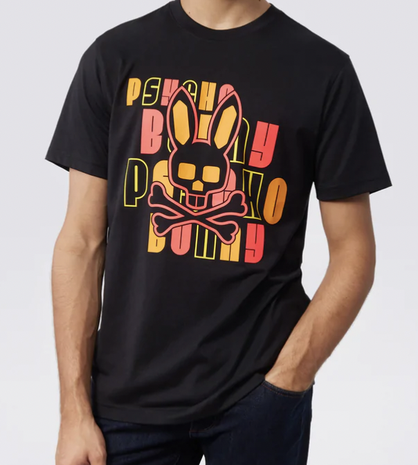 Krome Graphic Tee (Blk/Org) /D14