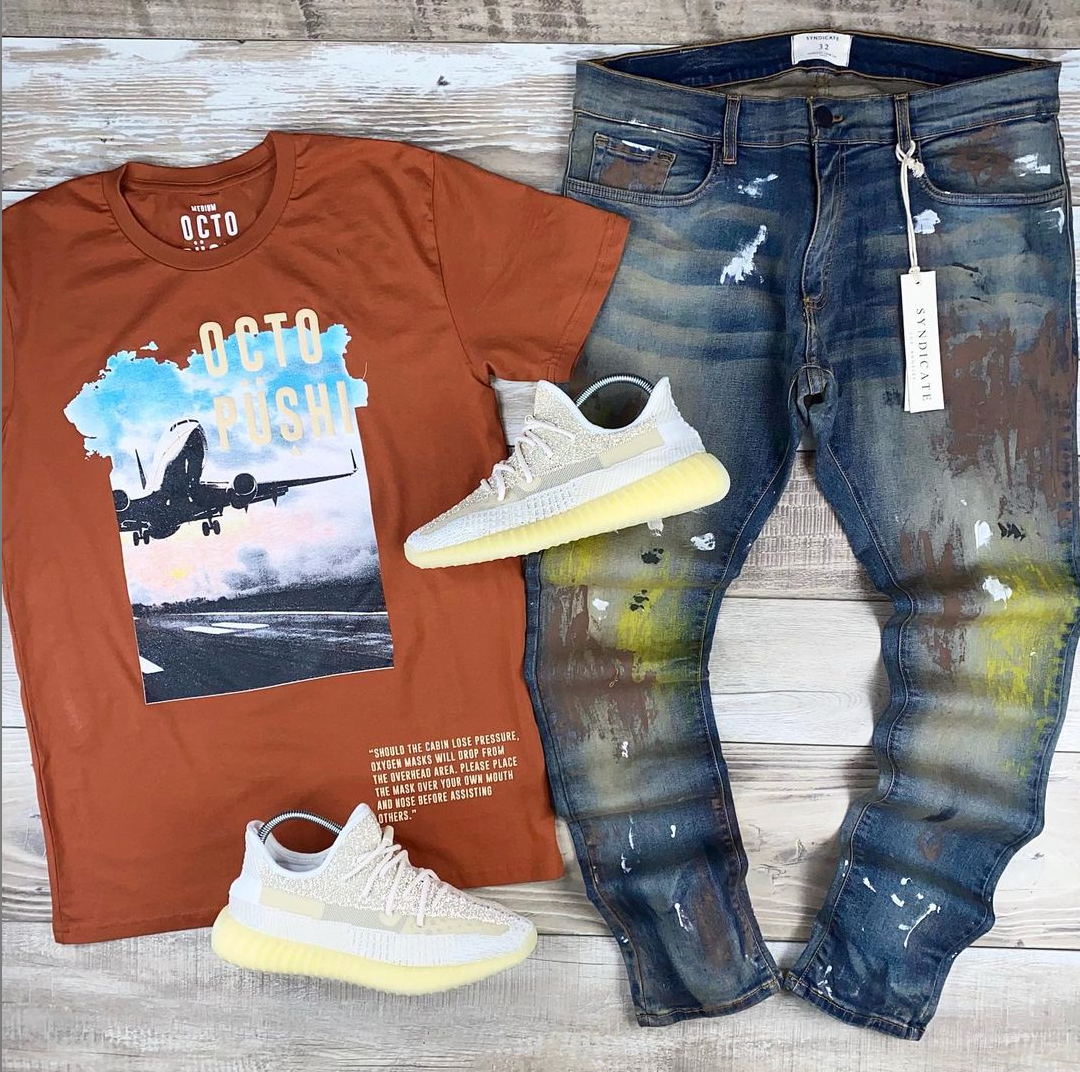 Airplane Take Off Tee (Rust) /D8
