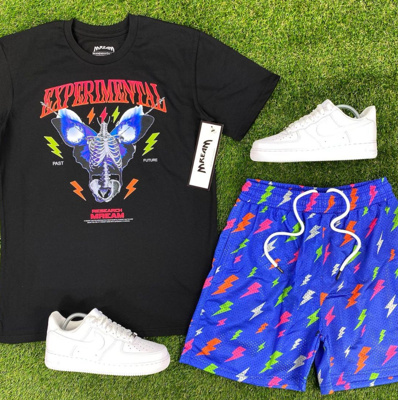 Experimental Tee (Blk/Multi) /D18