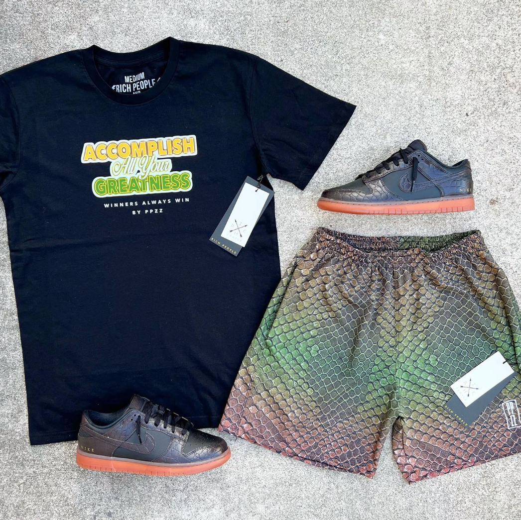 PPZZ x Rich People Accomplish Tee (Blk/Multi) /D2