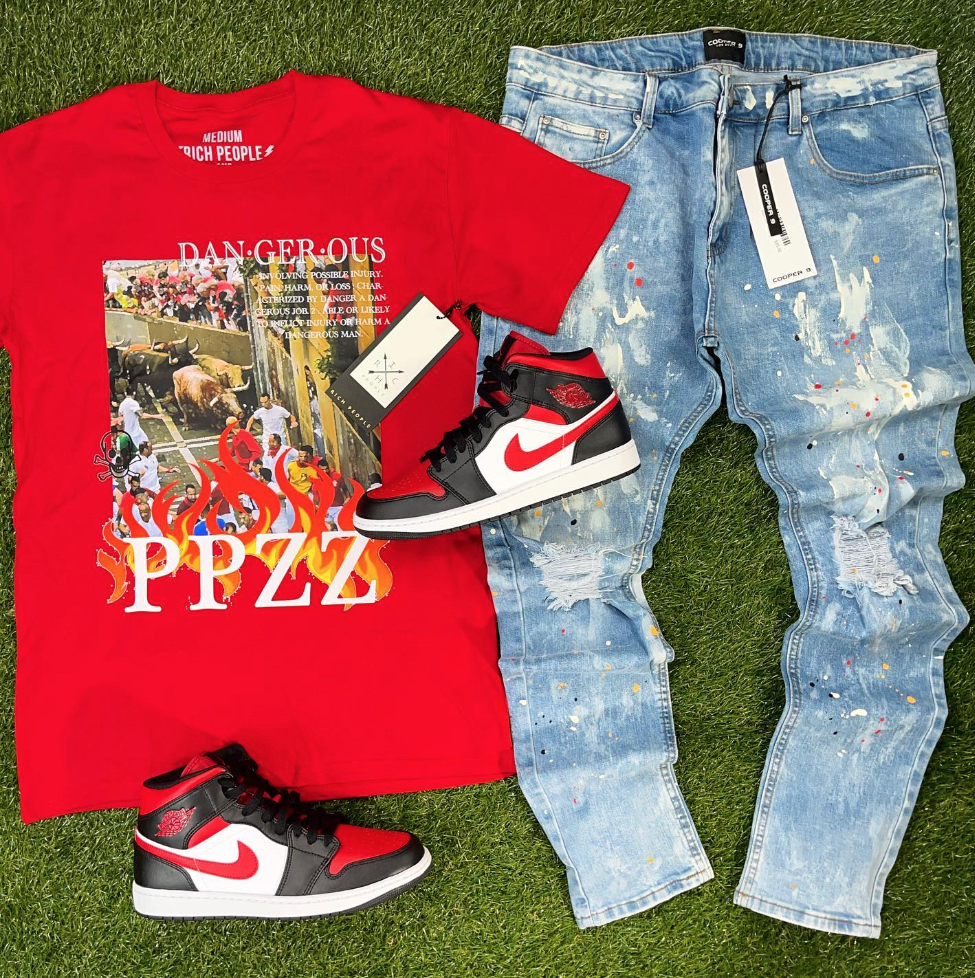 Dangerous Bull Run Tee (Red) /D15