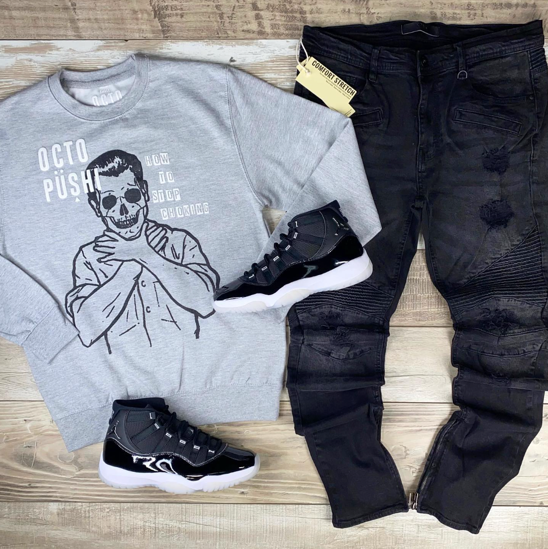 Stop Choking Crew (Grey) /D11