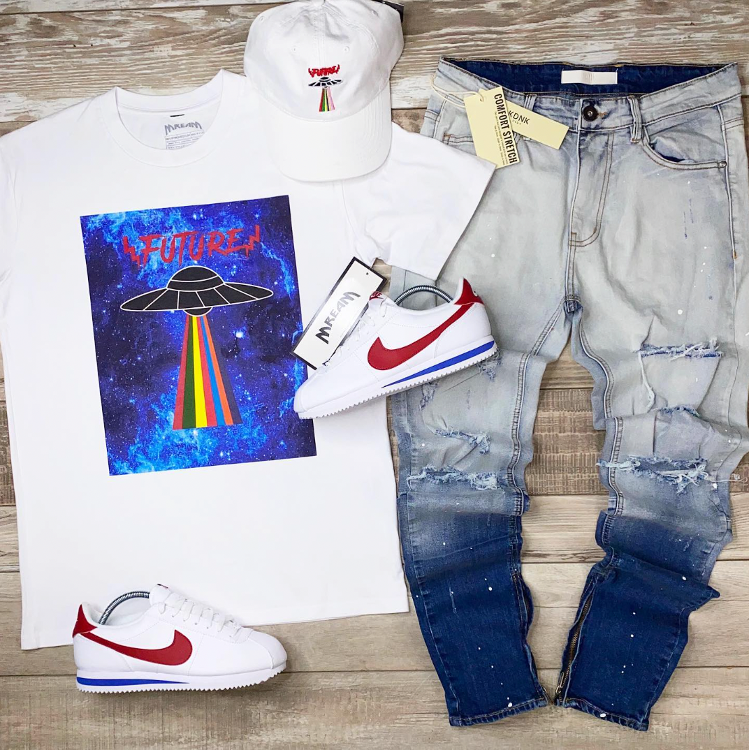 UFO Future Tee (White) /D3