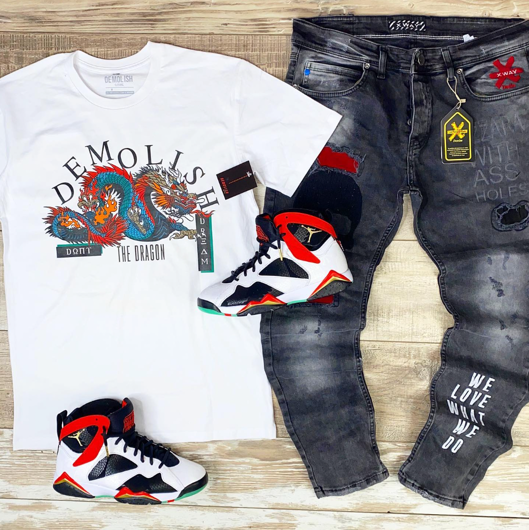 Don't Dream Dragon Tee (White) /D12?