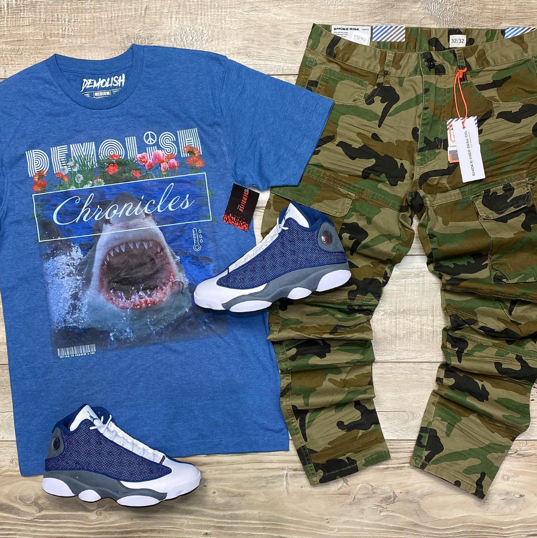 Shark Chronicle Tee (Heather Blue) /D3