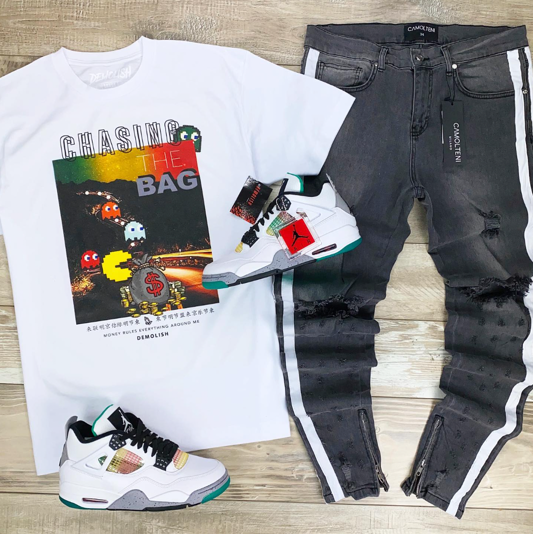 Chasing The Bag Rasta (White)