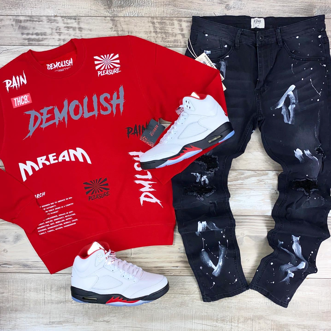 Remix Grey Crew (Red) /D6