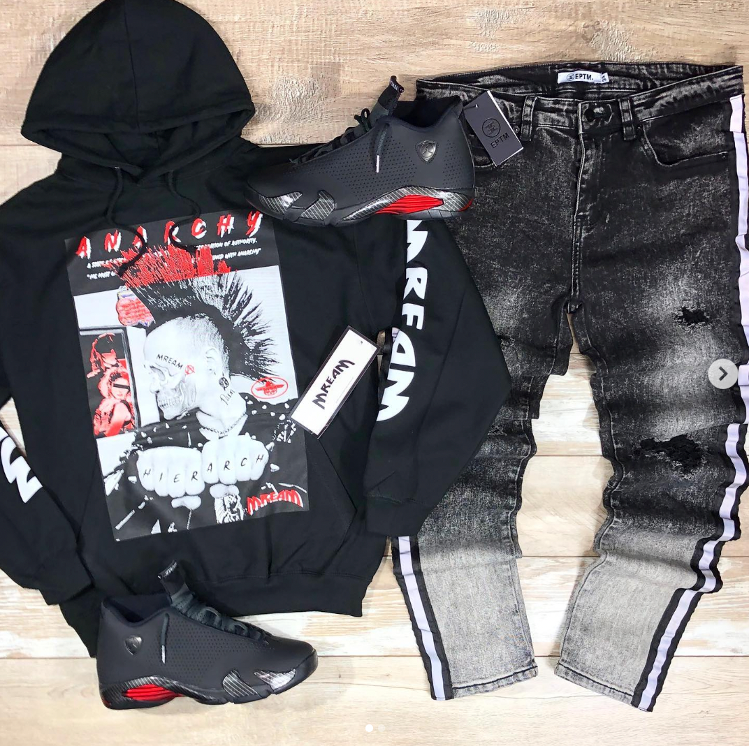Anarchy Hoodie (Black) /D8