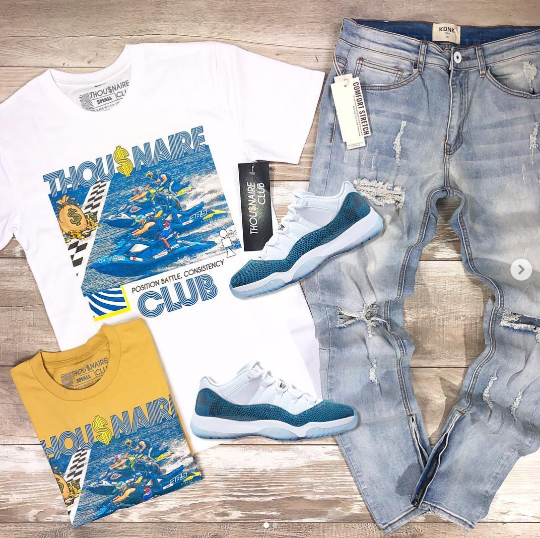 Jet Ski Race Tee (White) /D13