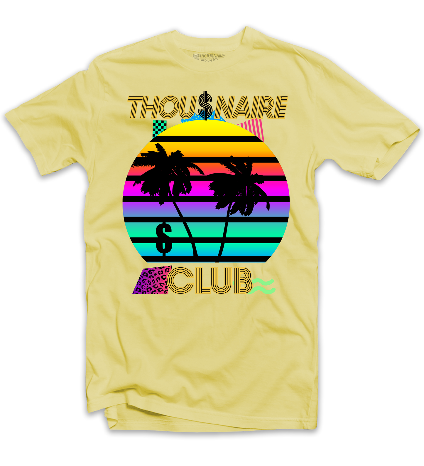 Thousnaire Money Sunset Tee (Lemon) /D2