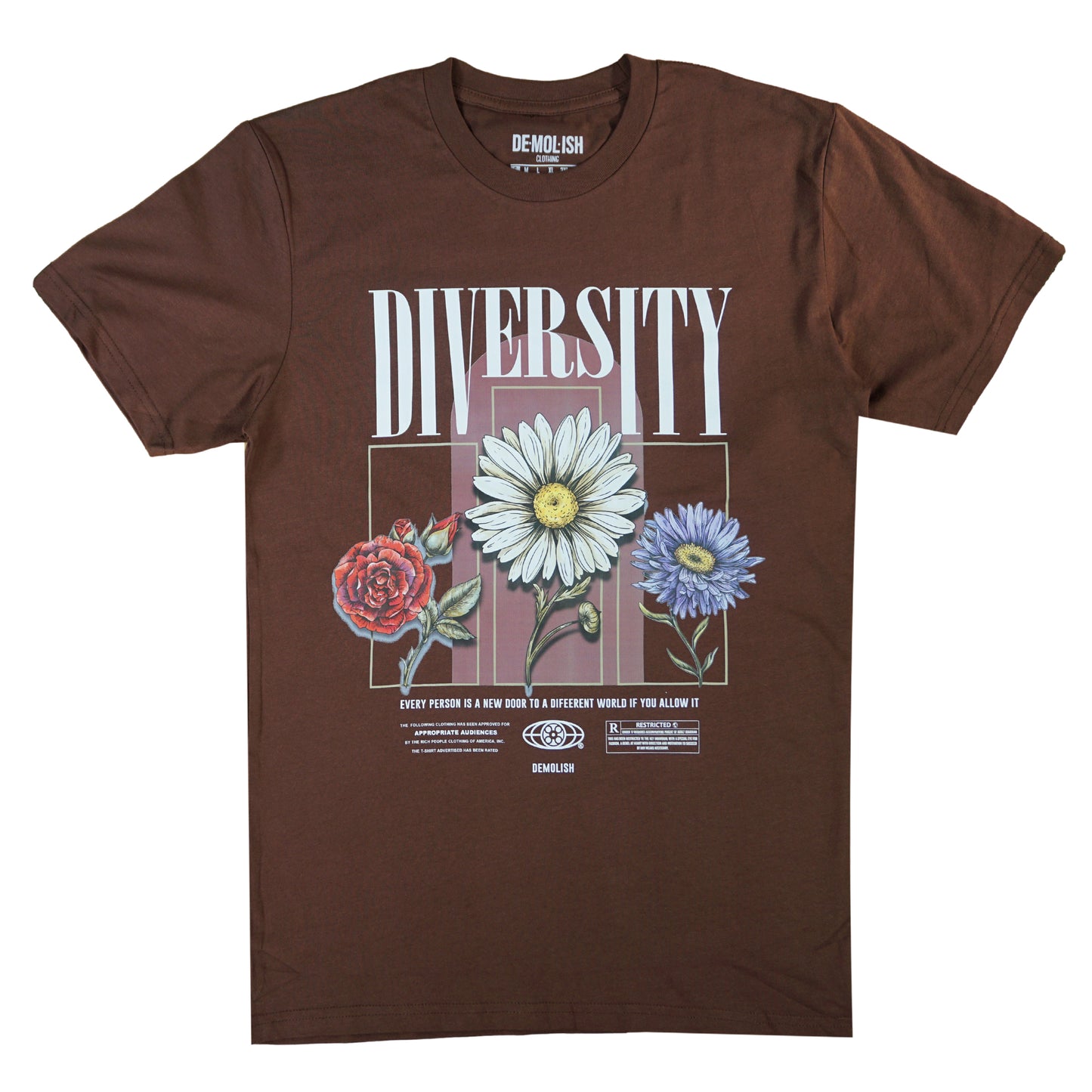 Diversity Tee (Chesnut/Multi) /D16
