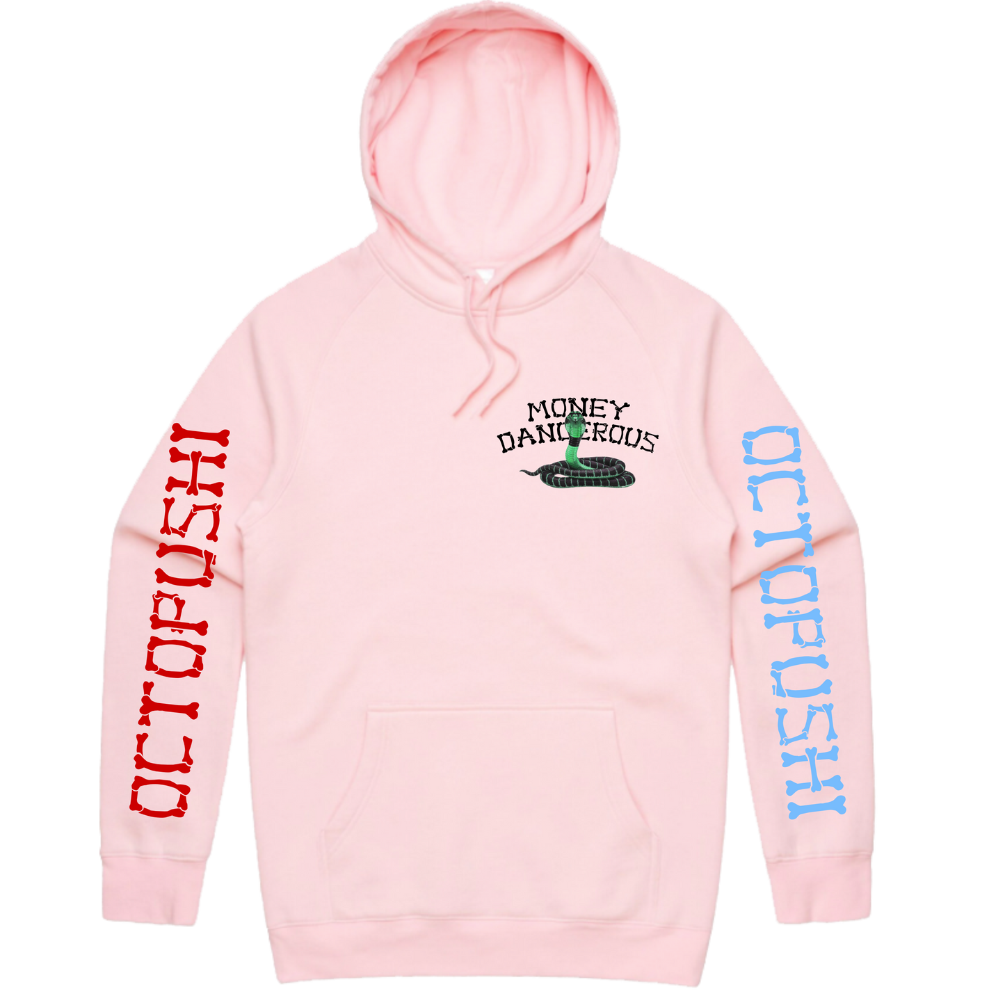 Money Dangerous Hoodie ( Pink) / C9