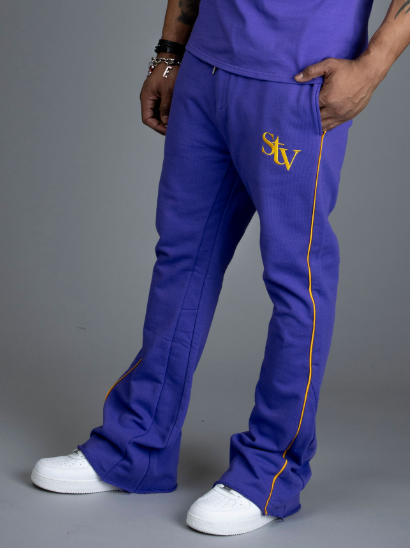 Purple Si Tu Veux Joggers