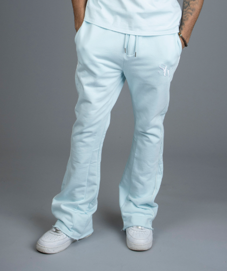 Si Tu Veux Delicate Blue Joggers