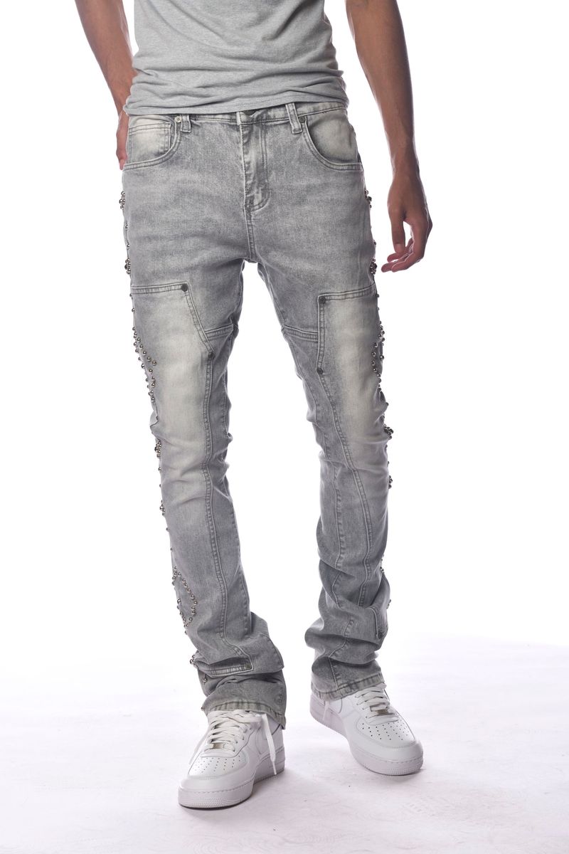 GZ592 Slim Fit Stacked Jeans