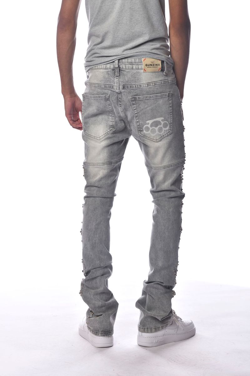 GZ592 Slim Fit Stacked Jeans