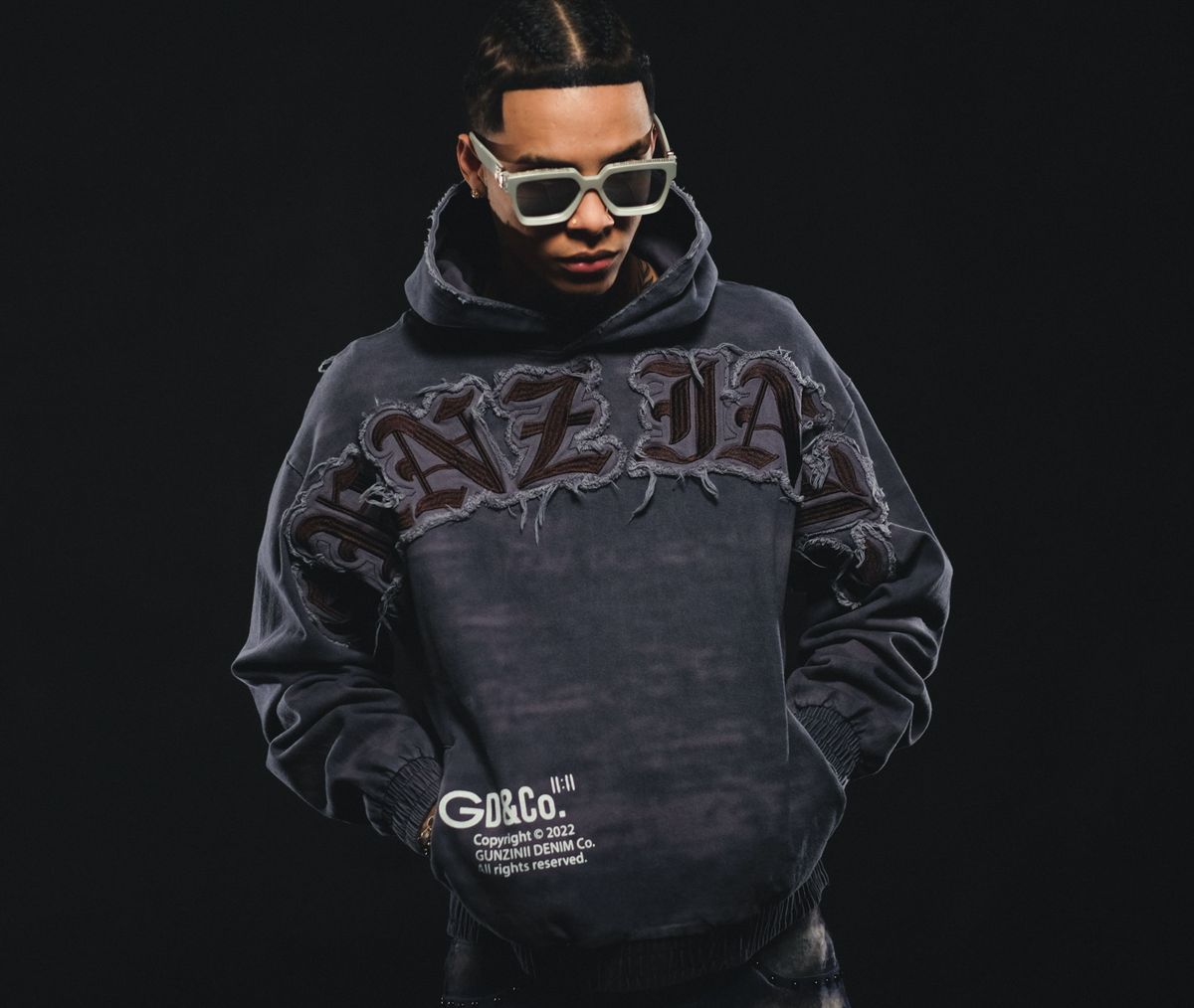 GZ516 Patchwork Sweatshirt