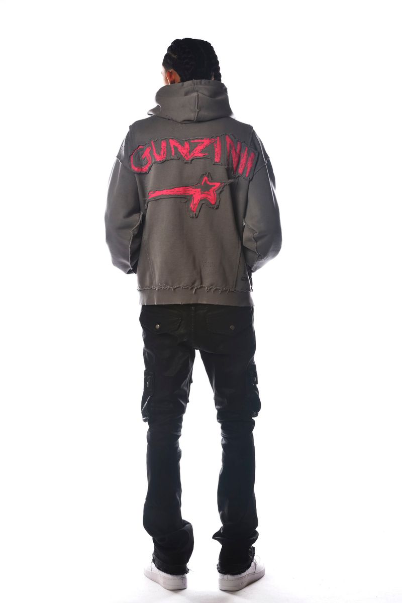 GZ577 Patchwork Hoodie