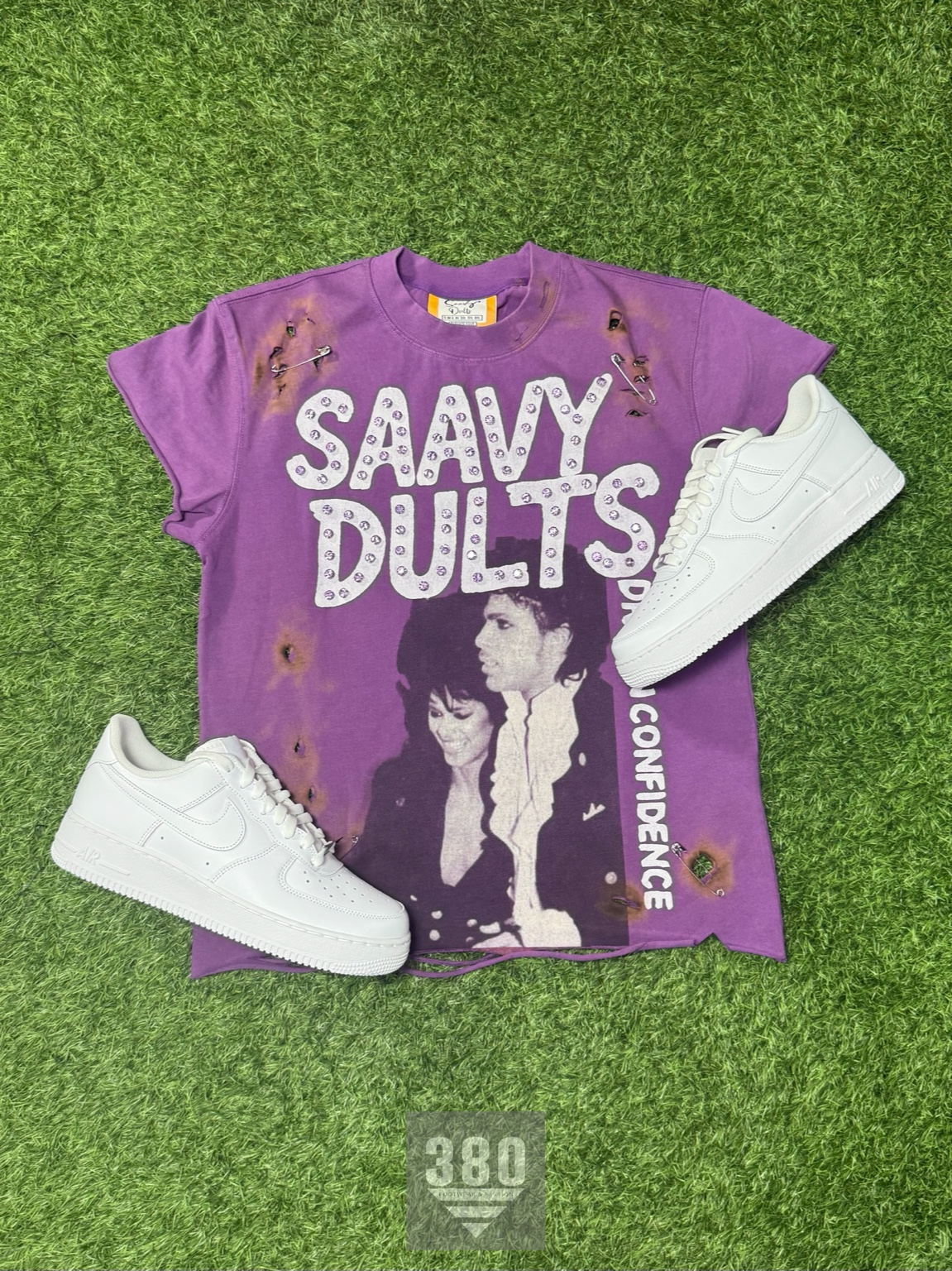 Saavy purple Prince Tee